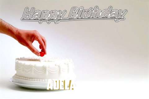 Happy Birthday Cake for Adela