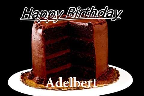 Happy Birthday Adelbert Cake Image