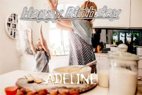 Birthday Wishes with Images of Adeline