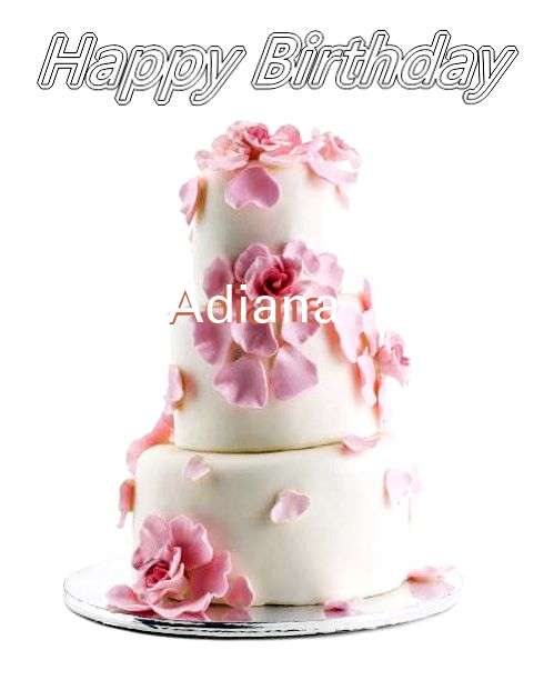 Birthday Wishes with Images of Adiana