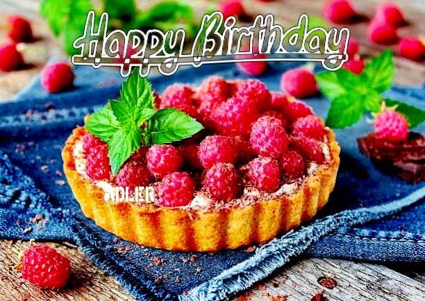 Happy Birthday Adler Cake Image