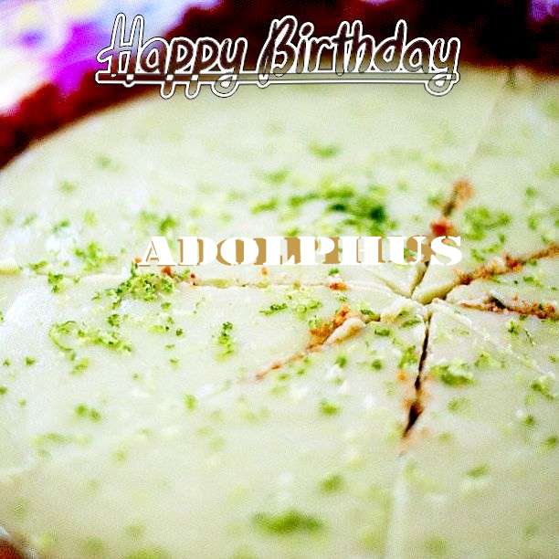 Happy Birthday Adolphus Cake Image