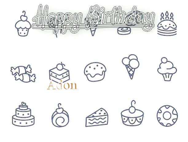 Birthday Wishes with Images of Adon