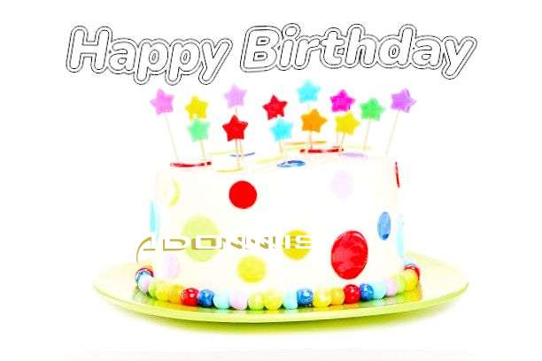 Happy Birthday Cake for Adonnis