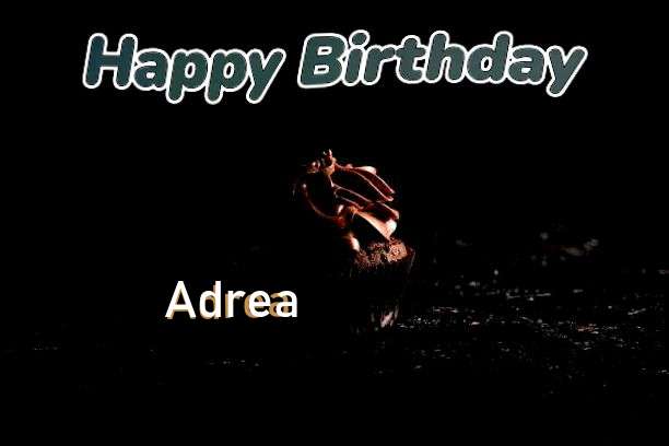 Happy Birthday Adrea Cake Image