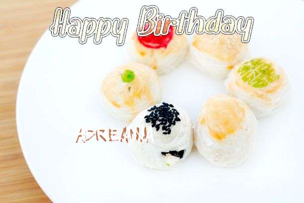 Happy Birthday Wishes for Adreana