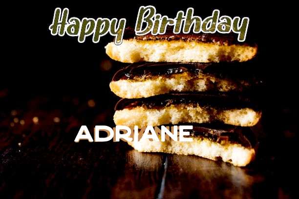 Happy Birthday Adriane Cake Image