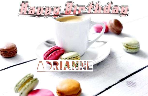 Happy Birthday Adrianne Cake Image