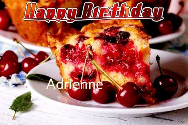 Happy Birthday Adrienne Cake Image