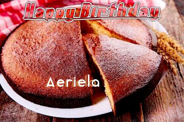 Happy Birthday Aeriela Cake Image