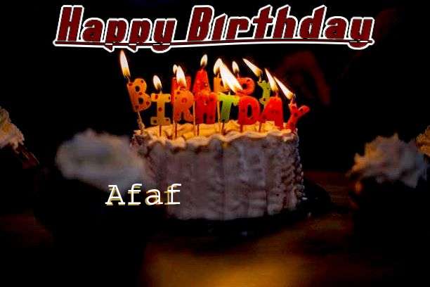 Happy Birthday Wishes for Afaf