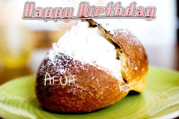 Happy Birthday Afua Cake Image