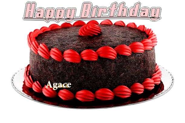 Happy Birthday Cake for Agace