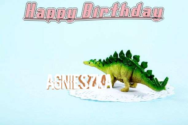 Happy Birthday Agnieszka Cake Image