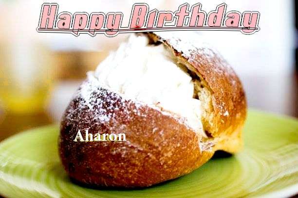 Happy Birthday Aharon Cake Image