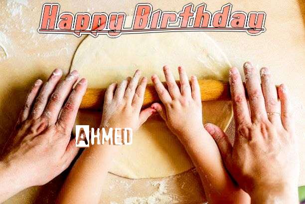 Happy Birthday Cake for Ahmed