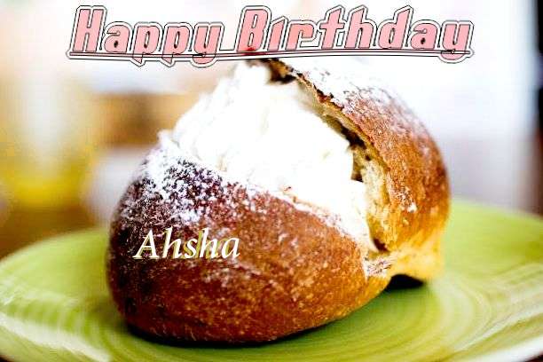 Happy Birthday Ahsha Cake Image