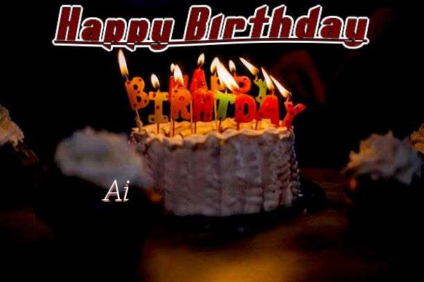 Happy Birthday Wishes for Ai
