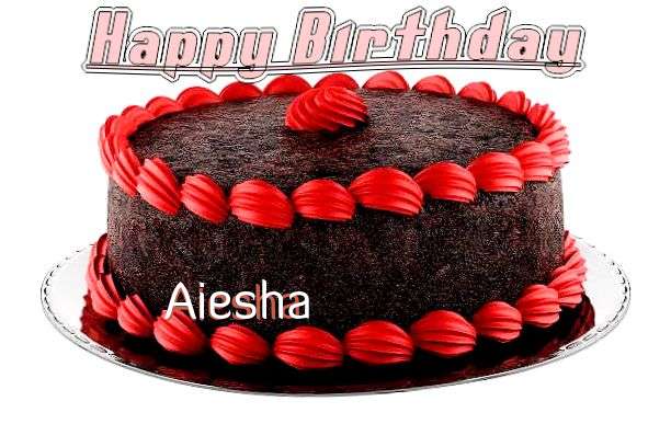 Happy Birthday Cake for Aiesha