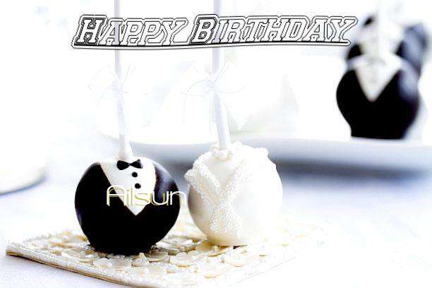 Happy Birthday Ailsun Cake Image
