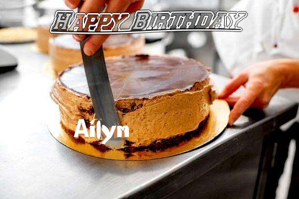 Happy Birthday Ailyn Cake Image