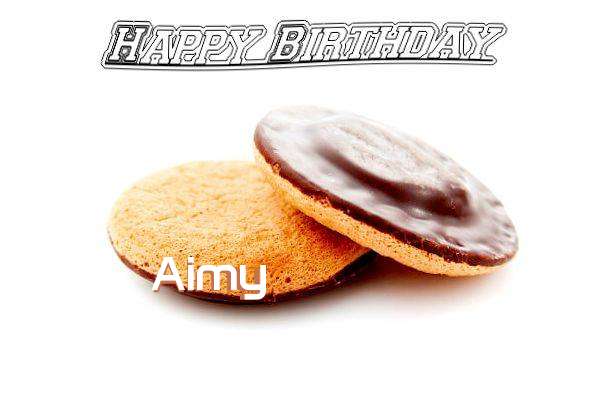 Happy Birthday Aimy Cake Image