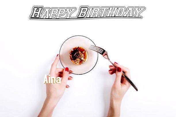 Happy Birthday Cake for Aina