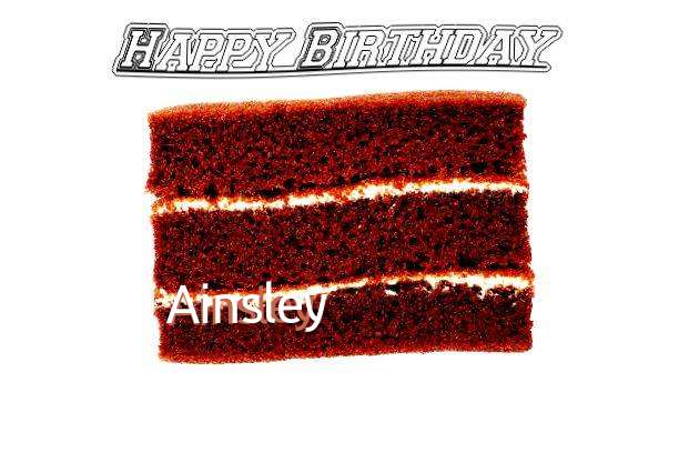 Happy Birthday Cake for Ainsley