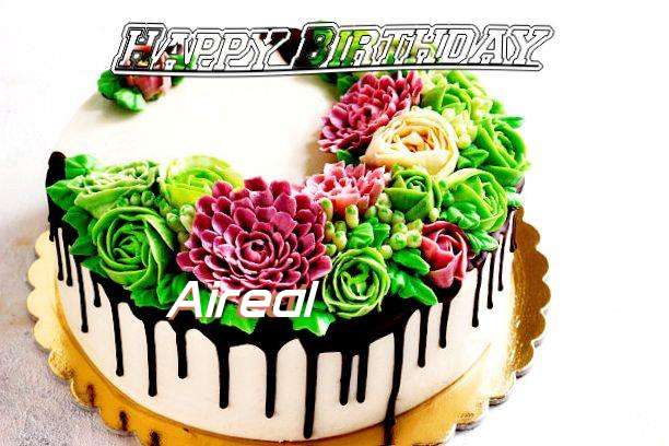 Happy Birthday Wishes for Aireal