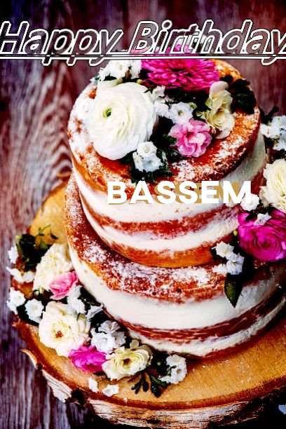 Happy Birthday Cake for Bassem