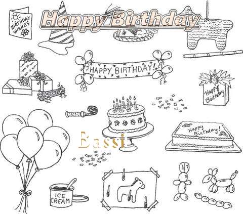 Happy Birthday Cake for Bassi