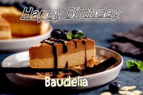 Happy Birthday Baudelia Cake Image