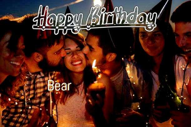 Birthday Wishes with Images of Bear