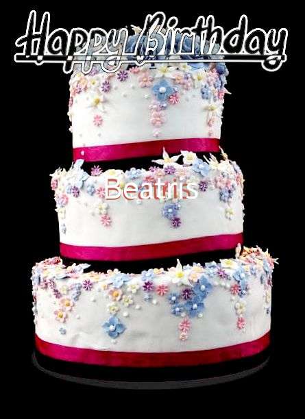 Happy Birthday Cake for Beatris