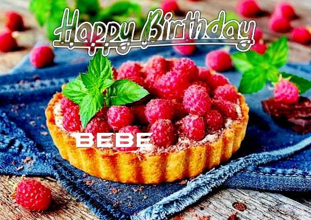 Happy Birthday Bebe Cake Image