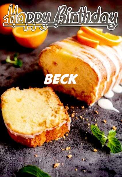 Happy Birthday Beck Cake Image