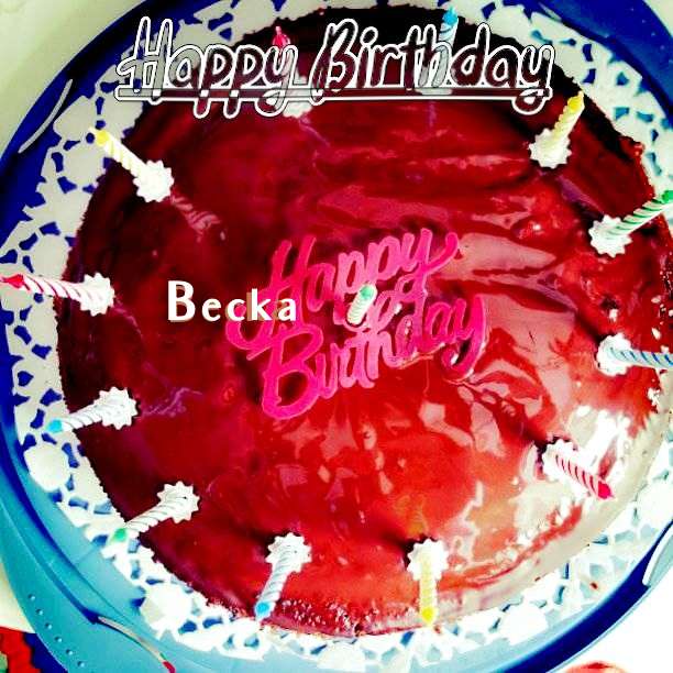Happy Birthday Wishes for Becka