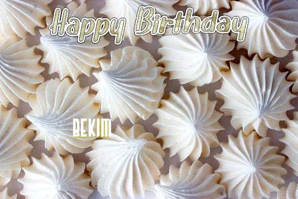 Happy Birthday Bekim Cake Image