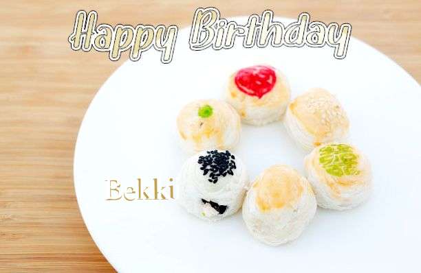 Happy Birthday Wishes for Bekki