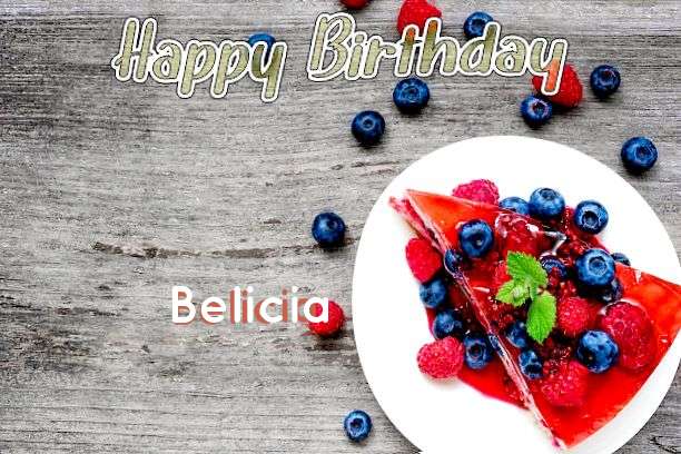 Birthday Wishes with Images of Belicia