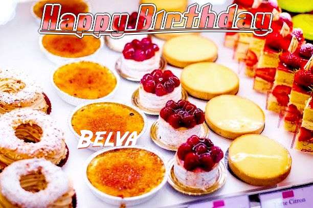 Happy Birthday Belva Cake Image
