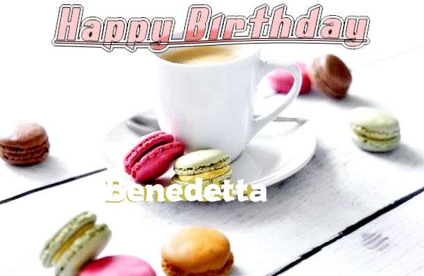 Happy Birthday Benedetta Cake Image