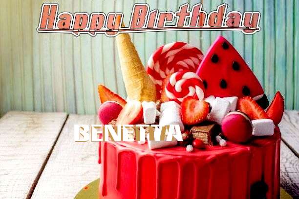 Birthday Wishes with Images of Benetta