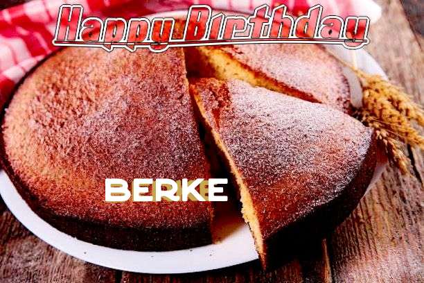 Happy Birthday Berke Cake Image