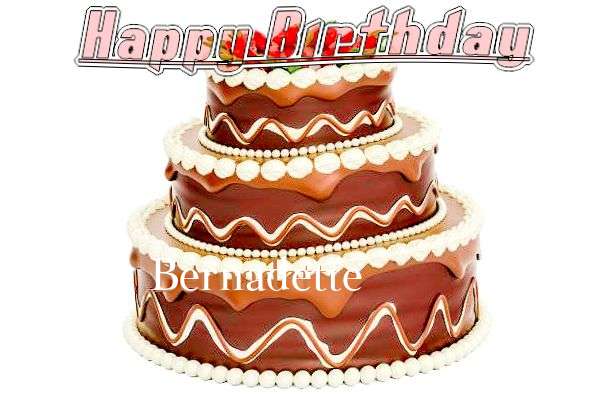 Happy Birthday Cake for Bernadette