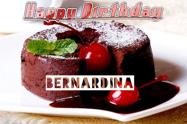 Happy Birthday Bernardina Cake Image