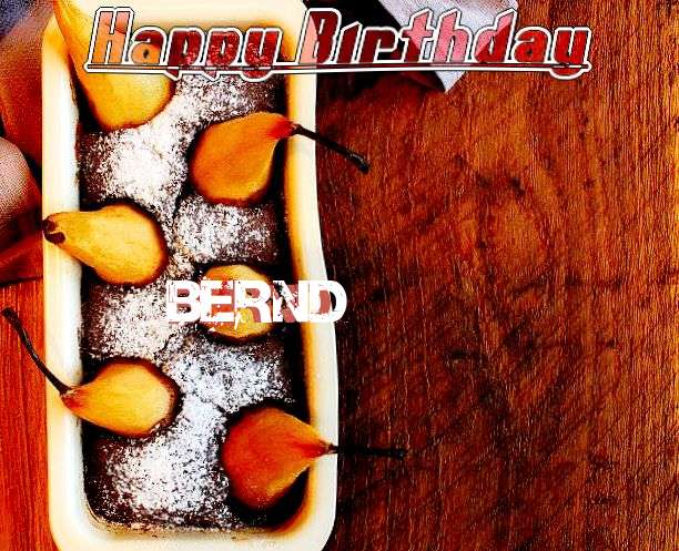 Happy Birthday Wishes for Bernd