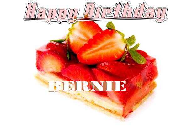 Happy Birthday Cake for Bernie