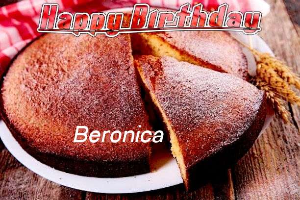 Happy Birthday Beronica Cake Image