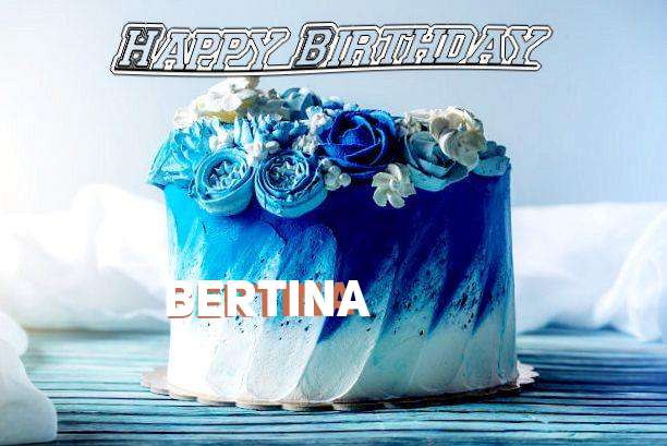 Happy Birthday Bertina Cake Image